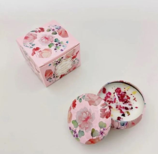 Vela Aromática de Flores Secas
